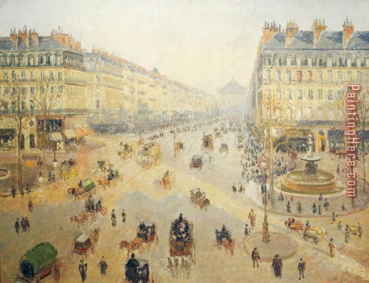 Camille Pissarro Avenue De L'opera In Paris